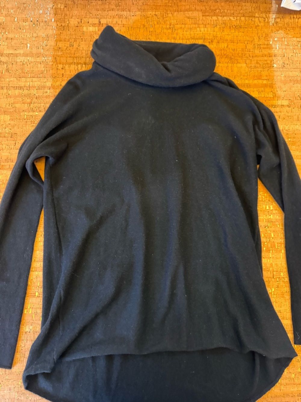 Vince Black Cowl Neck Pullover Sweater